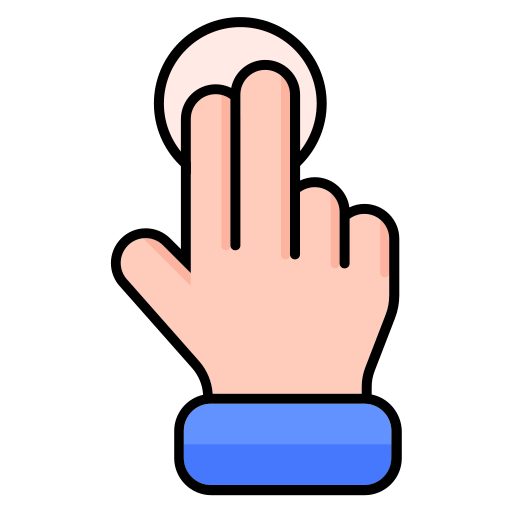 Touch and Hold Generic color lineal-color icon
