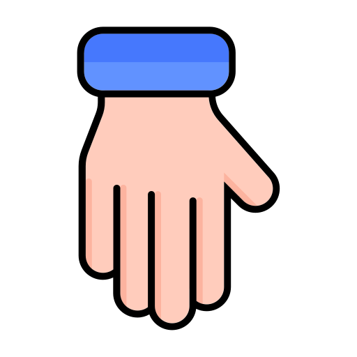 Hand Generic color lineal-color icon