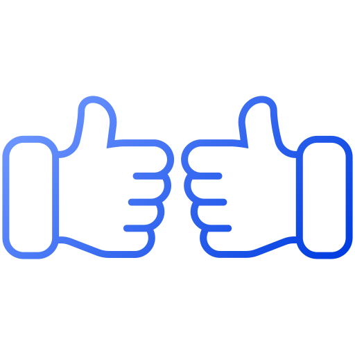Thumbs up Generic gradient outline icon