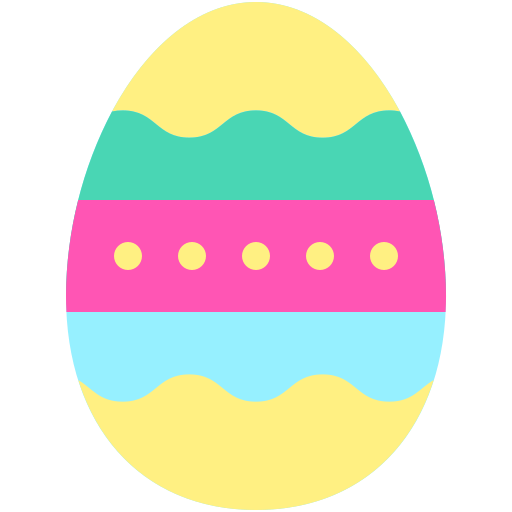 huevo de pascua Generic color fill icono