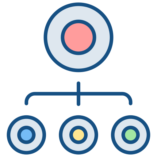 Круговой круговой график Generic color lineal-color иконка