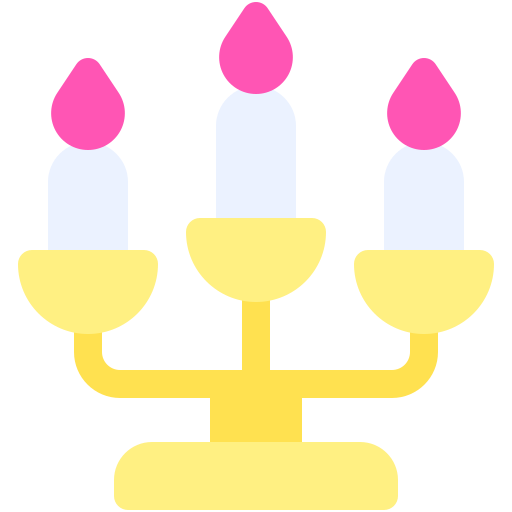 świeca Generic color fill ikona