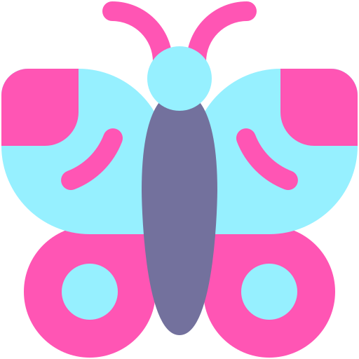 Butterfly Generic color fill icon