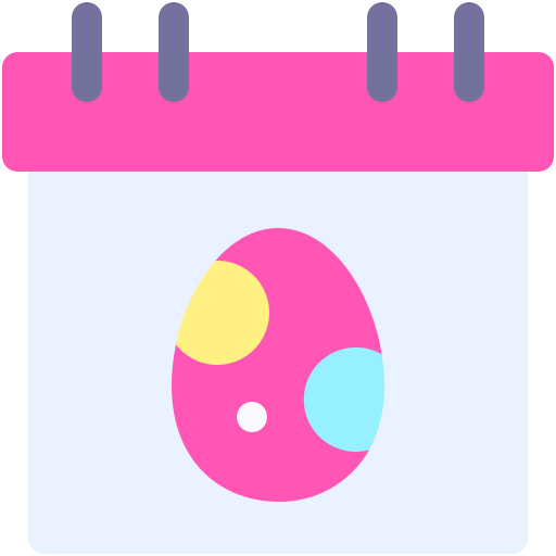 calendario Generic color fill icona