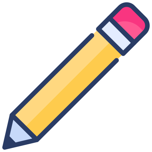 scrivere Generic color lineal-color icona