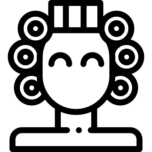 カーラー Detailed Rounded Lineal icon