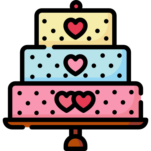 Wedding cake Special Lineal color icon