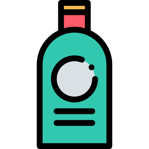シャンプー Detailed Rounded Lineal color icon