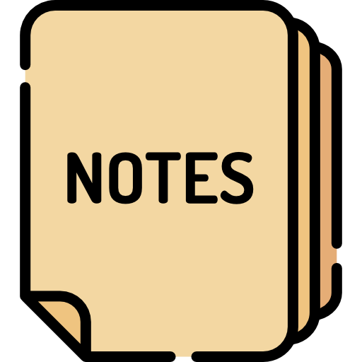 Notes Special Lineal color icon