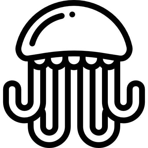 medusa Detailed Rounded Lineal icona