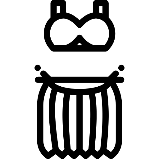 falda Detailed Rounded Lineal icono