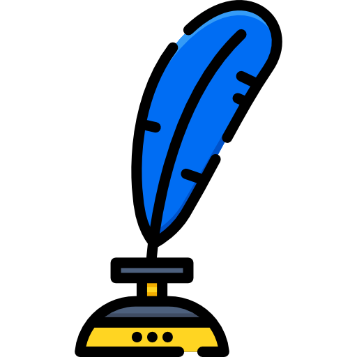 pluma de la pluma Special Lineal color icono
