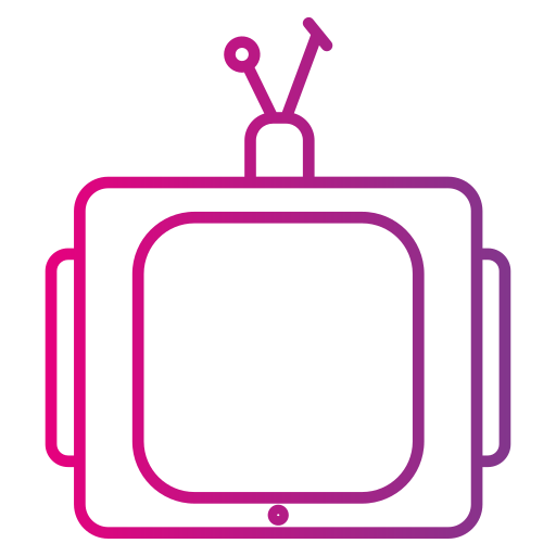 Tv antenna Generic gradient outline icon