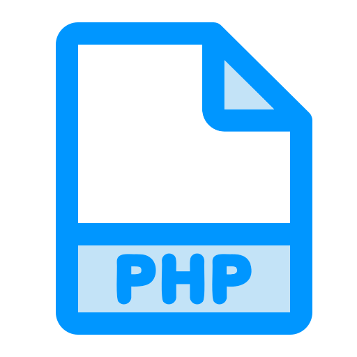 document php Generic color lineal-color Icône
