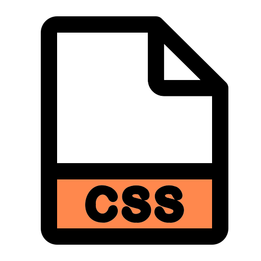 Css file format Generic color lineal-color icon