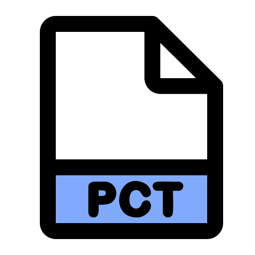 formato file pct Generic color lineal-color icona