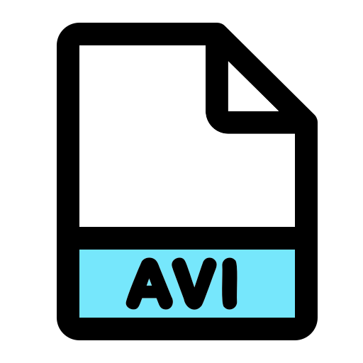 avi 파일 형식 Generic color lineal-color icon