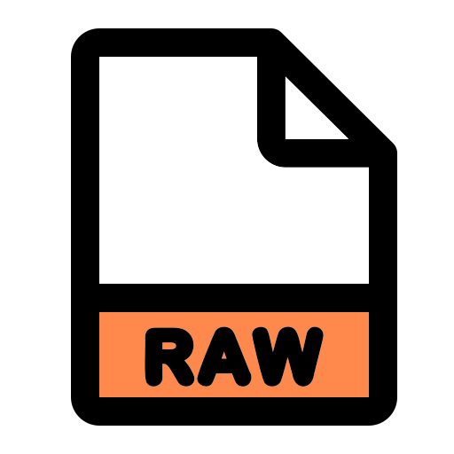Формат файла raw Generic color lineal-color иконка