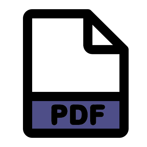 format pliku pdf Generic color lineal-color ikona