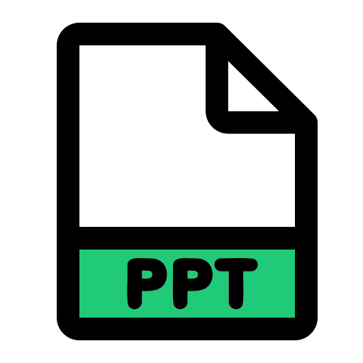 pptファイル形式 Generic color lineal-color icon