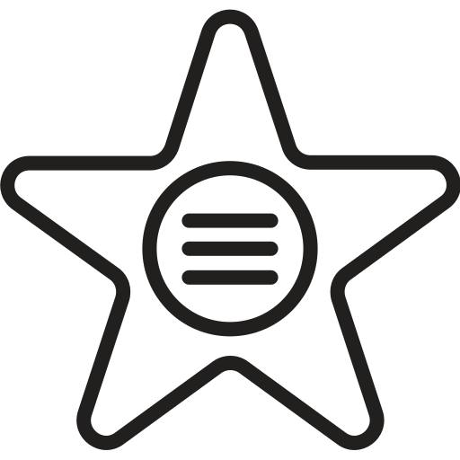 Звезда Generic outline иконка