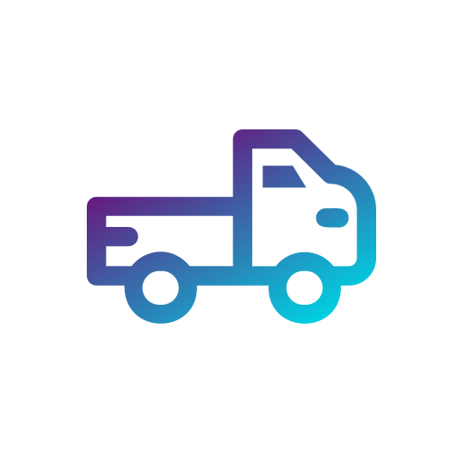 pick-up vrachtwagen Generic gradient outline icoon
