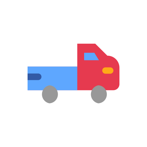 Pick up truck Generic color fill icon