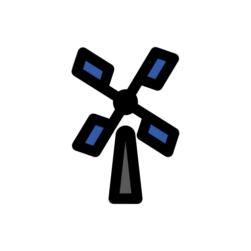 moulin à vent Generic color outline Icône