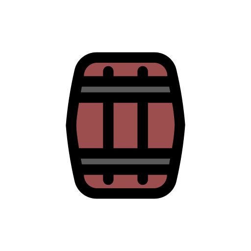 tonneau de vin Generic color outline Icône