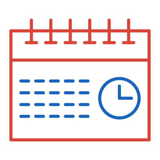 Timetable Generic color outline icon