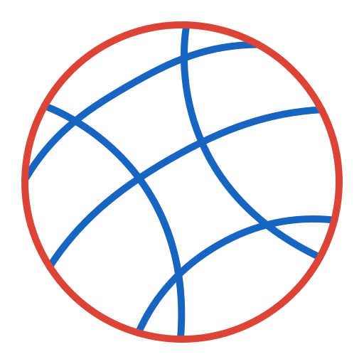piłka do koszykówki Generic color outline ikona