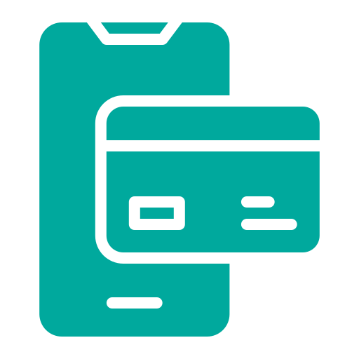 Cashless payment Generic color fill icon