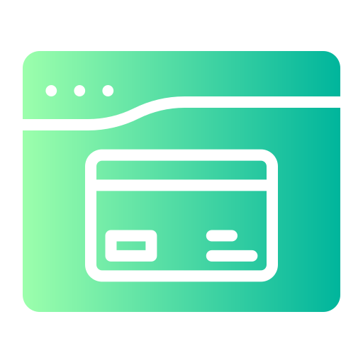 pago web Generic gradient fill icono