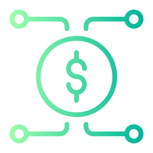 símbolo de dólar Generic gradient outline icono