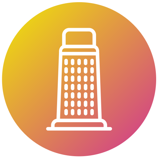 Cheese grater Generic gradient fill icon
