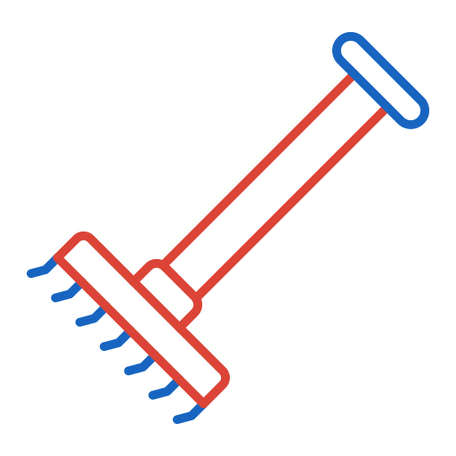 Rake Generic color outline icon