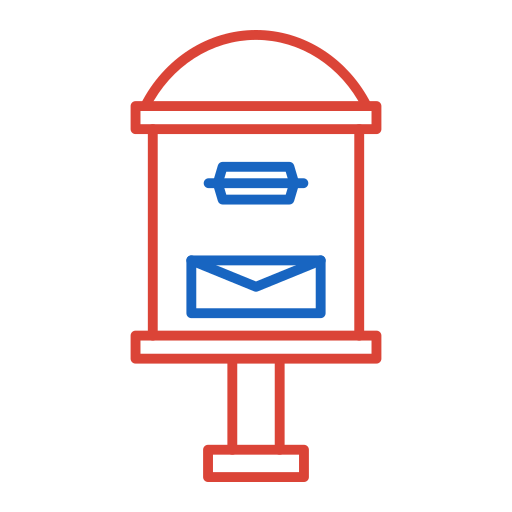 Letter box Generic color outline icon