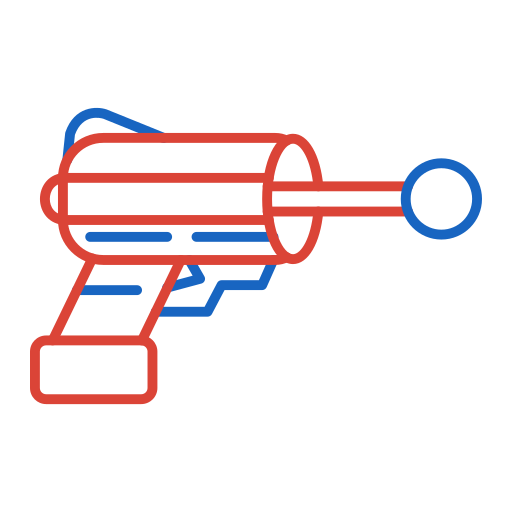 pistola espacial Generic color outline icono