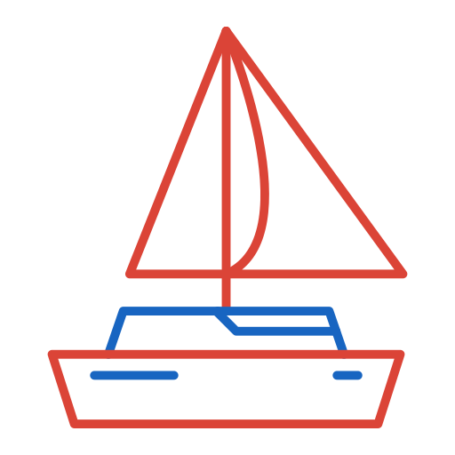 Yachting Generic color outline icon