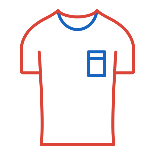 T shirt Generic color outline icon