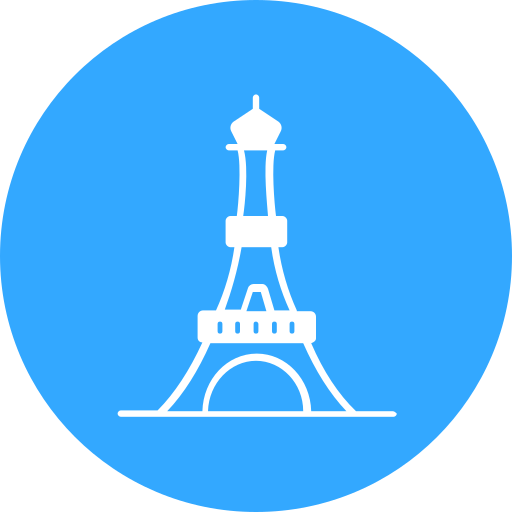 wieża Generic color fill ikona