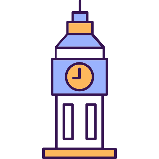 relógio da torre Generic color lineal-color Ícone