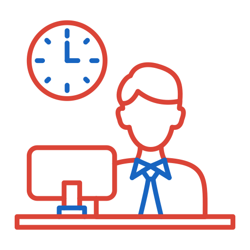 Work time Generic color outline icon