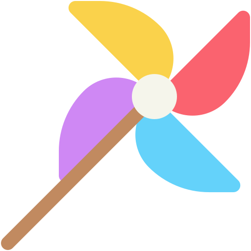 바람개비 Generic color fill icon