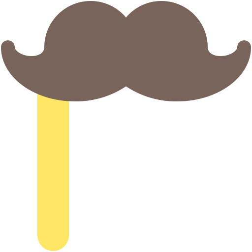 Moustache Generic color fill icon