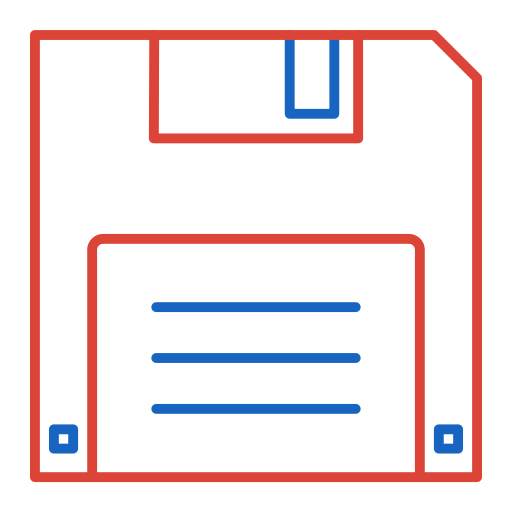 diskette Generic color outline icon