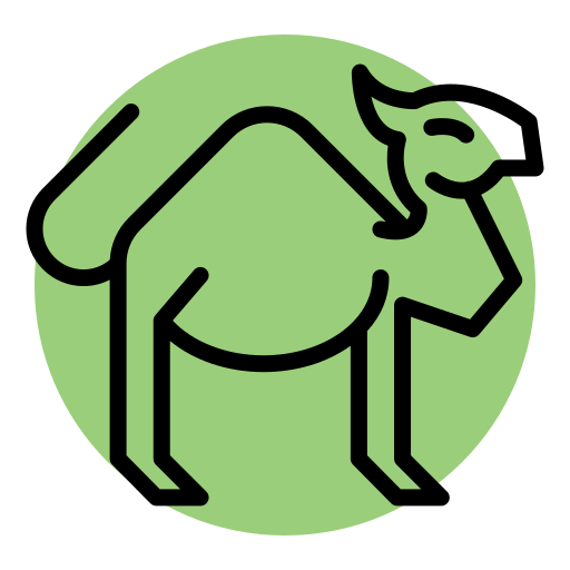Верблюд Generic color lineal-color иконка