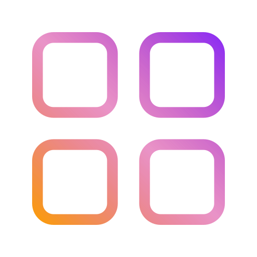 app Generic gradient outline icoon