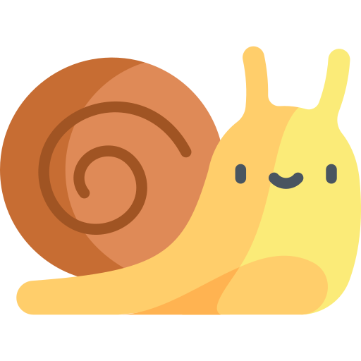 snail Kawaii Flat icon