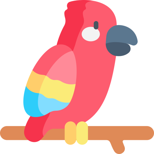 loro Kawaii Flat icono